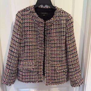 Ann Taylor Tweed Blazer Jacket